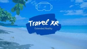 going to the beach using virtual reality