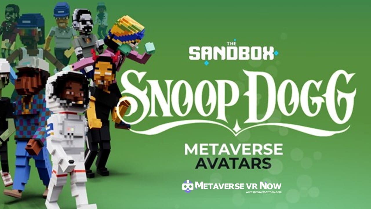Rapper Snoop Dogg and the Doggies at The Sandbox Metaverse