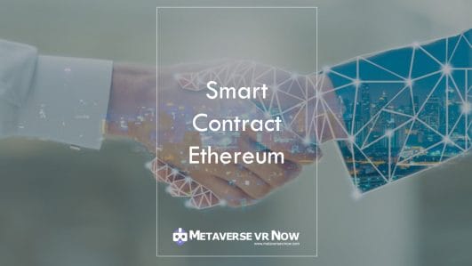 Shaking hands concept for smart contract on Ethereum