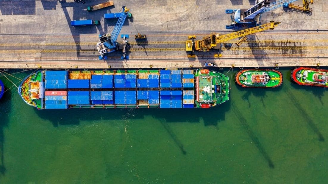 Vessel cargo in Port Philippines